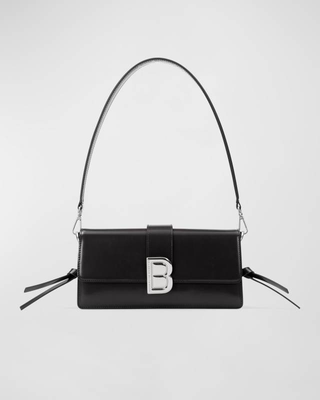 Nia Flap Leather Shoulder Bag